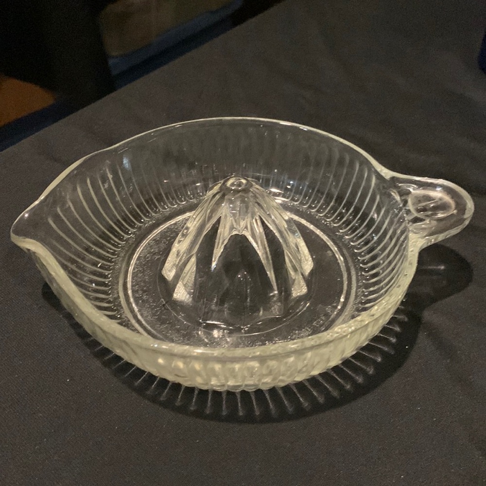 Vintage Glass Juicer Unmarked